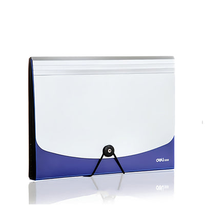 Assorted Colours - 13 Pocket Expanding Case with String Closure