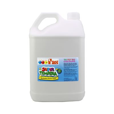 White 5L - FAS Super Tempera Poster Paint