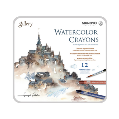 Mungyo Gallery Watercolour Crayons - 12's