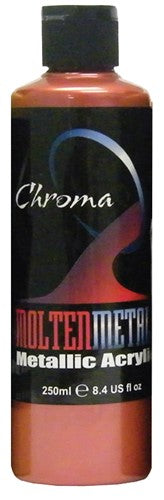 Rojo Gold 250ml - Chroma Molten Metals Acrylic Paint