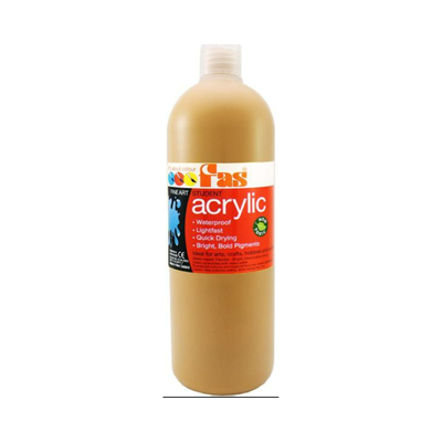 Yellow Oxide 1L - FAS Student Acrylic Paint
