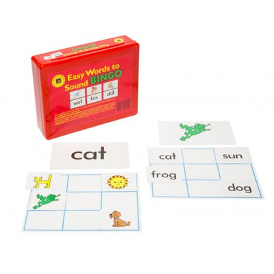 Easy Words To Sound Bingo Game