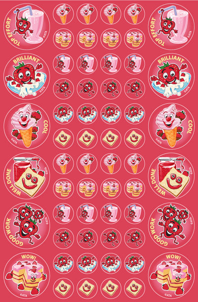 Strawberry - ScentSations Fruit Stickers (Pack of 180)