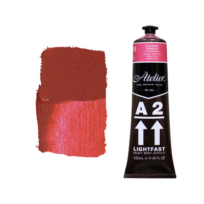 Alizarine Crimson 120ml - Chroma A2 Acrylic Paint