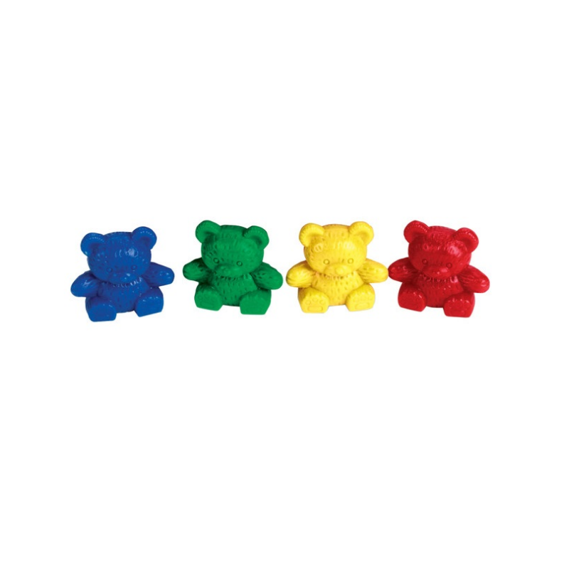 Three Bear Counters - 4 Colours 96's