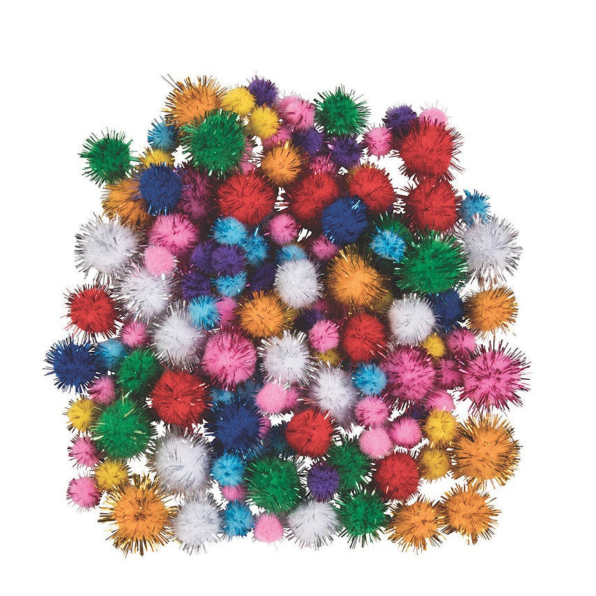 Glitter Pom Poms