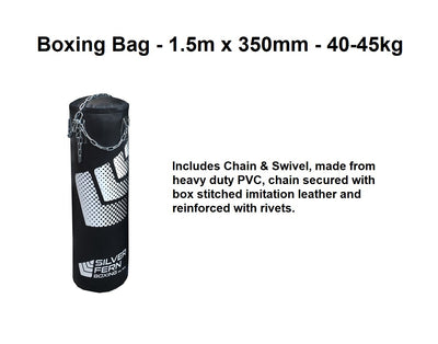 Boxing Bag - 1.5m x 350mm - 40-45kg