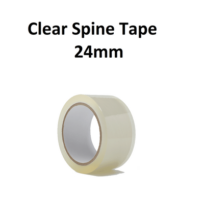 Clear Spine Tape - 24mm x 50m