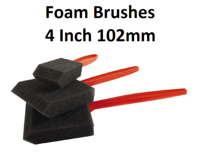 Foam Brushes - 4 Inch 102mm