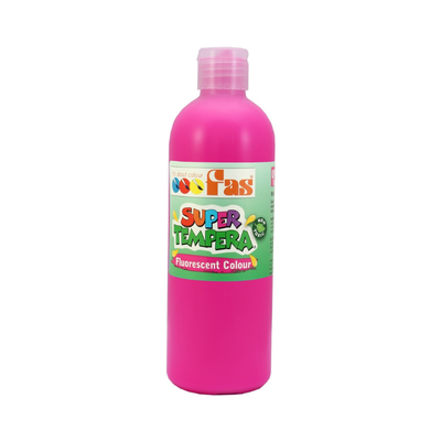Fluoro Magenta 500mL - FAS Super Tempera Poster Paint
