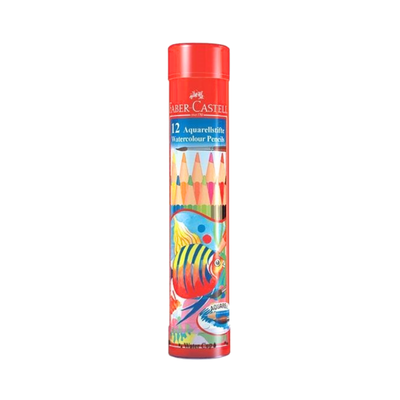 Faber Castell Classic Watercolour Pencils - Tin of 12