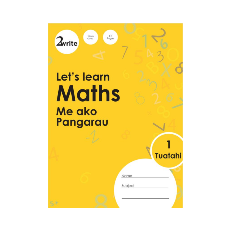 Te Reo - Let's Learn Maths 1 - 10mm Quad