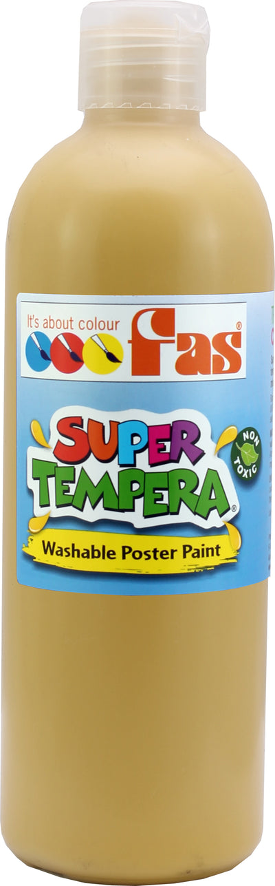 Metallic Gold 500mL - Super Tempera Poster Paint