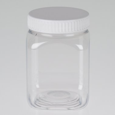 Storage Jars - Square Pet Jar 750ml/1kg