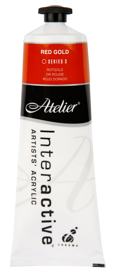 Red Gold 80ml - Atelier Acrylic Paint S3