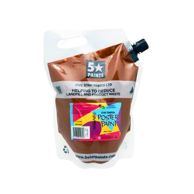 Brown 1.5L - Star Tempera Paint Pouch