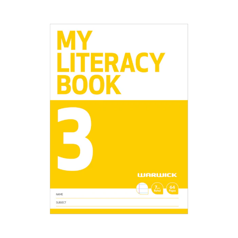 Warwick My Literacy Book 3 (7mm Ruled) - End of Line
