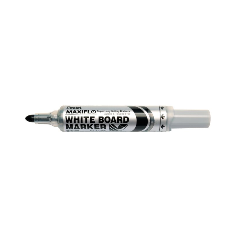Black - Bullet Tip Pentel Maxiflo Whiteboard Marker