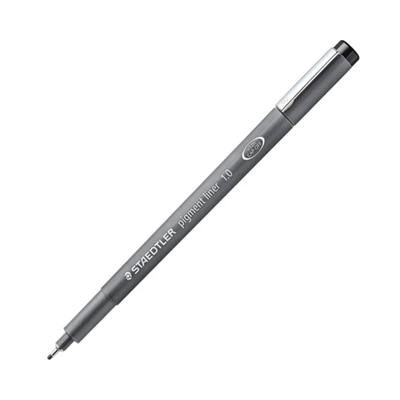 Black 1.0mm - Staedtler Pigment Liner Pen
