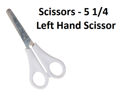 5 inch - Left Handed Junior Classroom Scissors