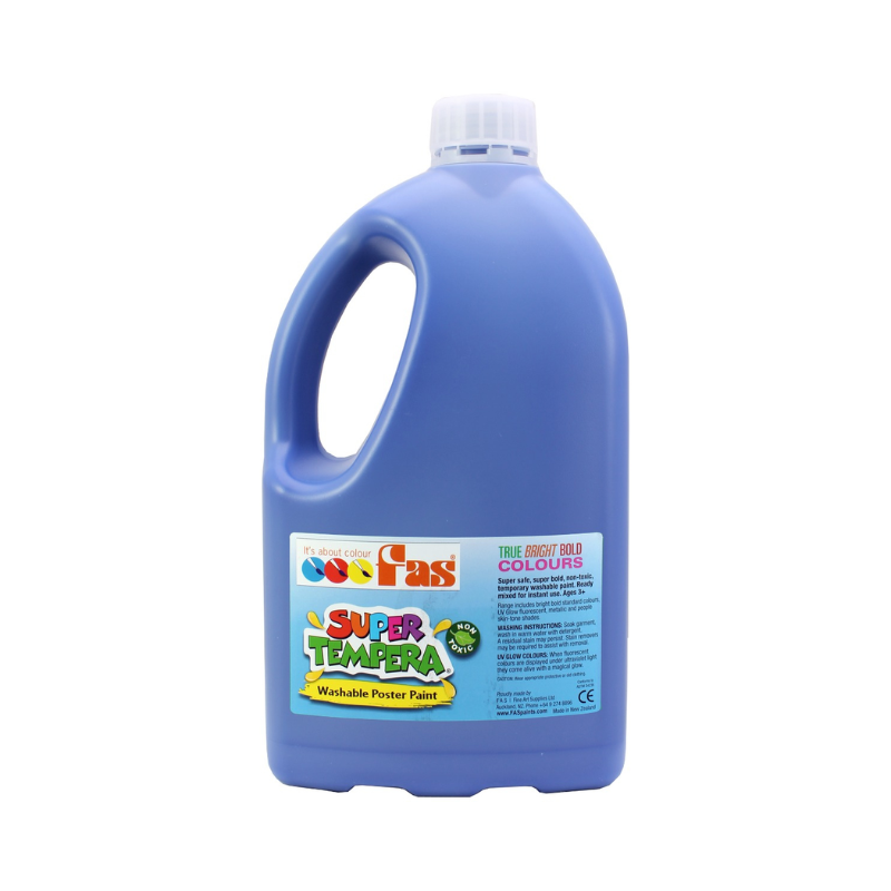 Blue 2L - FAS Super Tempera Poster Paint