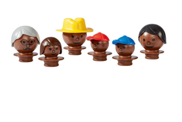 Mobilo Figures Dark Brown - 6's