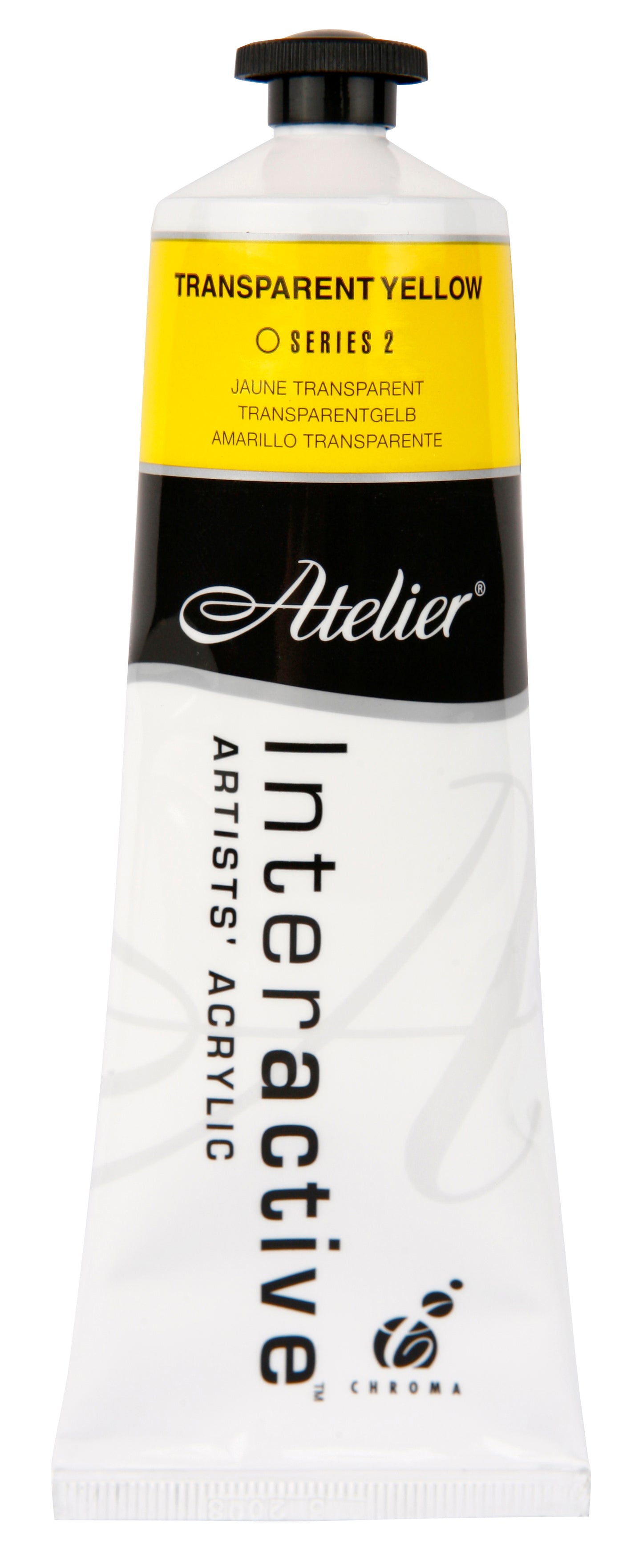 Transparent Yellow 80ml - Atelier Acrylic Paint S2