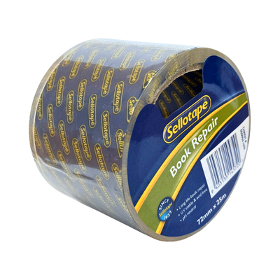Sellotape Book Repair Tape - 72mm x 25m