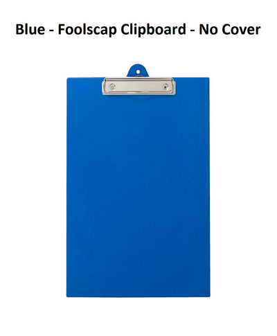 Blue - Foolscap Clipboard - No Cover