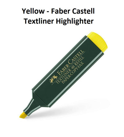 Yellow - Faber Castell Textliner Highlighter