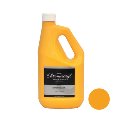 Warm Yellow 2L - Chromacryl Acrylic Paint