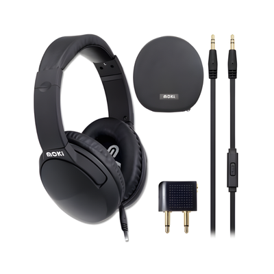 Moki Noise Cancellation Headphones With Case