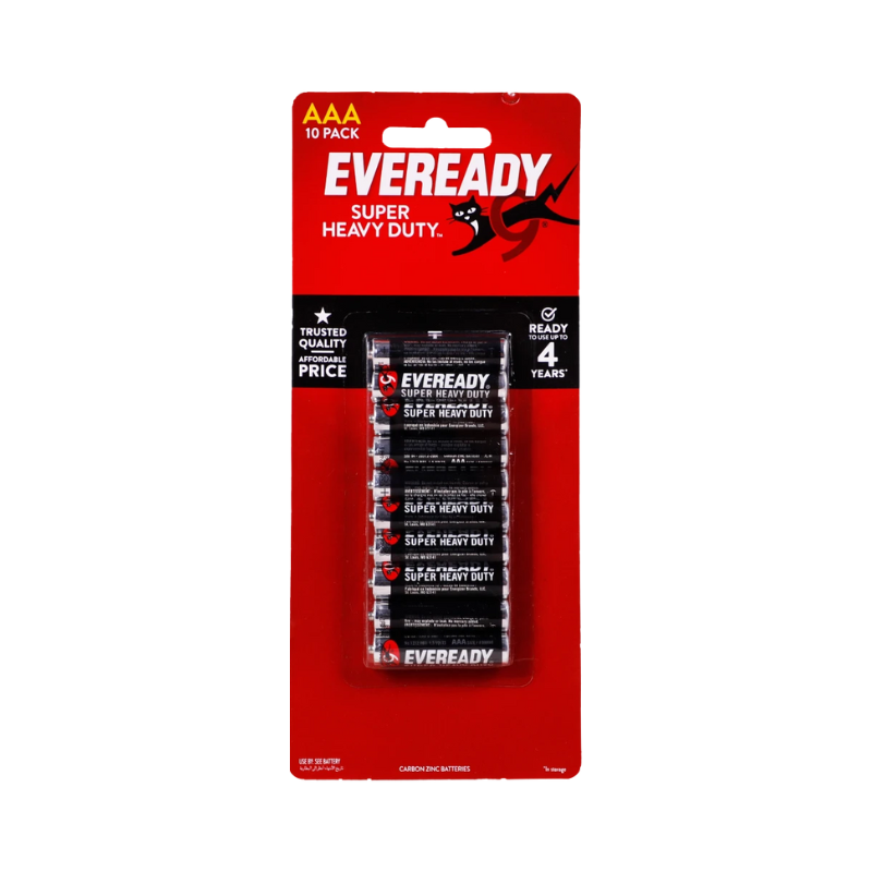 Eveready AAA Super Heavy Duty Battery - 10 Pack