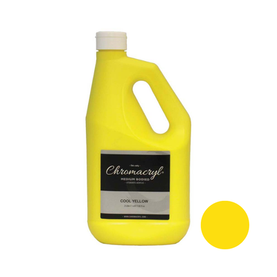 Cool Yellow 2L - Chromacryl Acrylic Paint