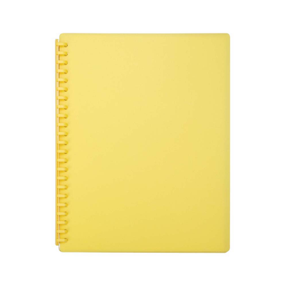 Yellow - A4 Refillable Clearfile 20 Pocket