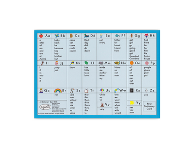 Dictionary Cards