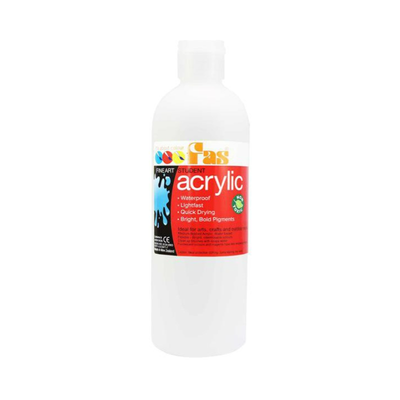 White 500mL - FAS Student Acrylic Paint