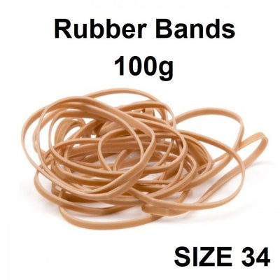 Size 34 - Rubber Bands 100g