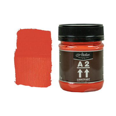 Cadmium Scarlet 250ml - Chroma A2 Acrylic Paint