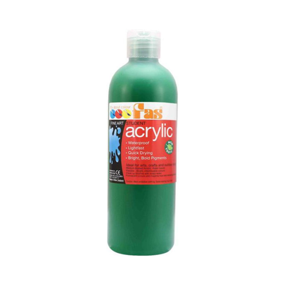 Green Deep 500mL - FAS Student Acrylic Paint