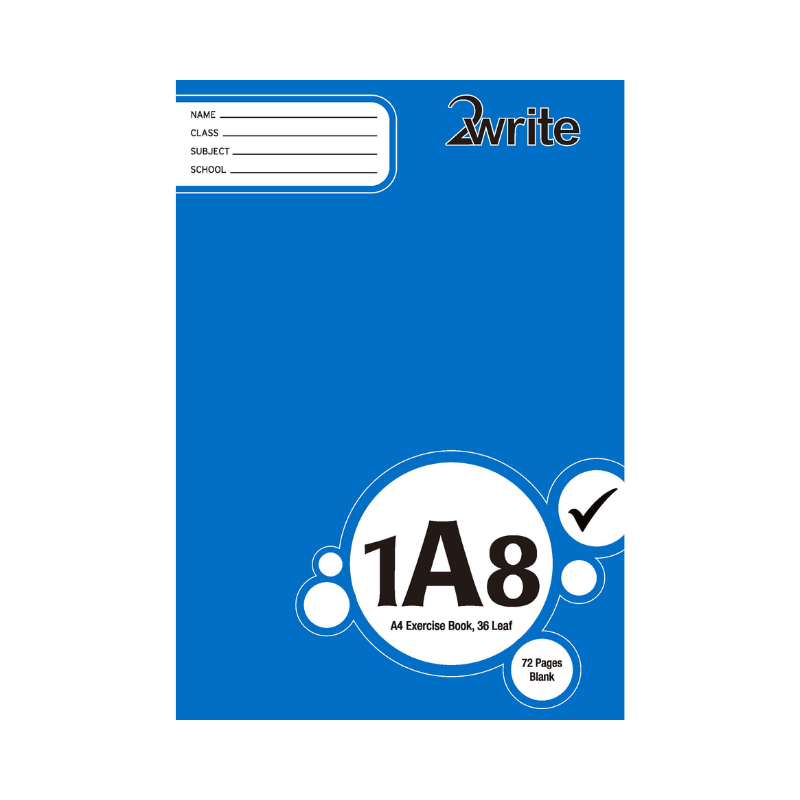 1A8 - Plain Exercise Book