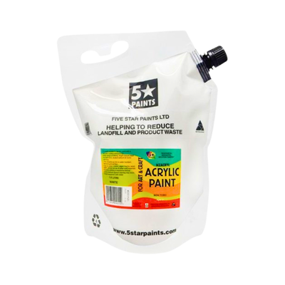 White 1.5L - Acrylic Paint Pouch