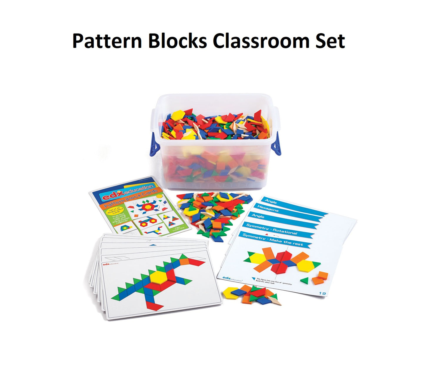 Pattern Blocks Classroom Set