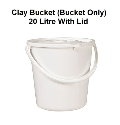 Clay Bucket (Bucket Only) - 20 Litre With Lid