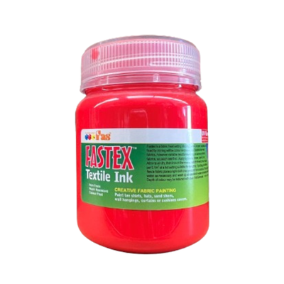 Fluoro Red 250mL - FAStex Textile Inks