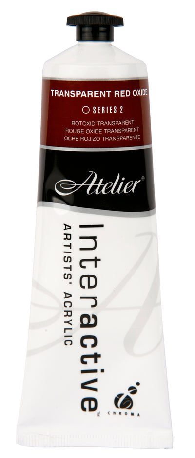 Transparent Red Oxide 80ml - Atelier Acrylic Paint S2