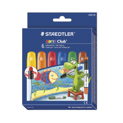 Staedtler Gel Crayons - Basic 6's
