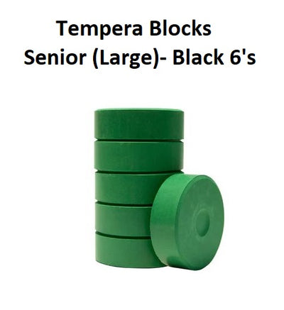 Brilliant Green 6's - Tempera Blocks Senior (Large)