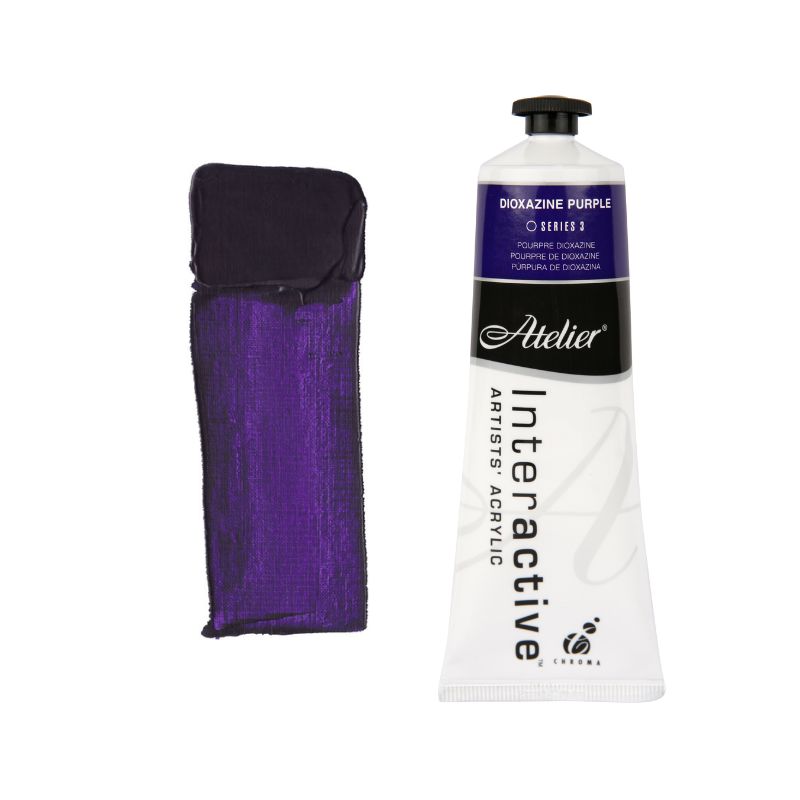 Dioxazine Purple 80ml - Atelier Acrylic Paint S3