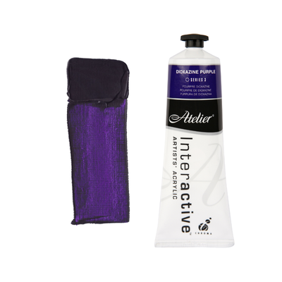 Dioxazine Purple 80ml - Atelier Acrylic Paint S3